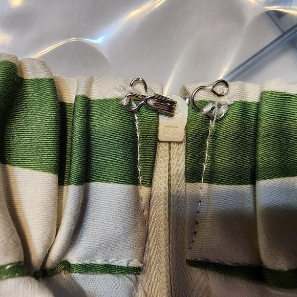 Modcloth Women Skirt A Line Pleated,M, Striped Strech, Zip, Hook Loop, Classic - Picture 5 of 15